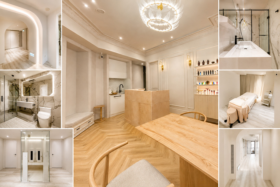 ZOEI SPA 台中西屯室內空間，柔和安靜的 SPA 療程環境